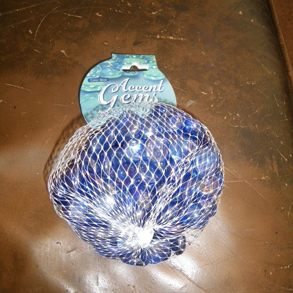 Glass Gems Dome Vase Filler Decorative Beads Marble Pebbles Stones Crafts